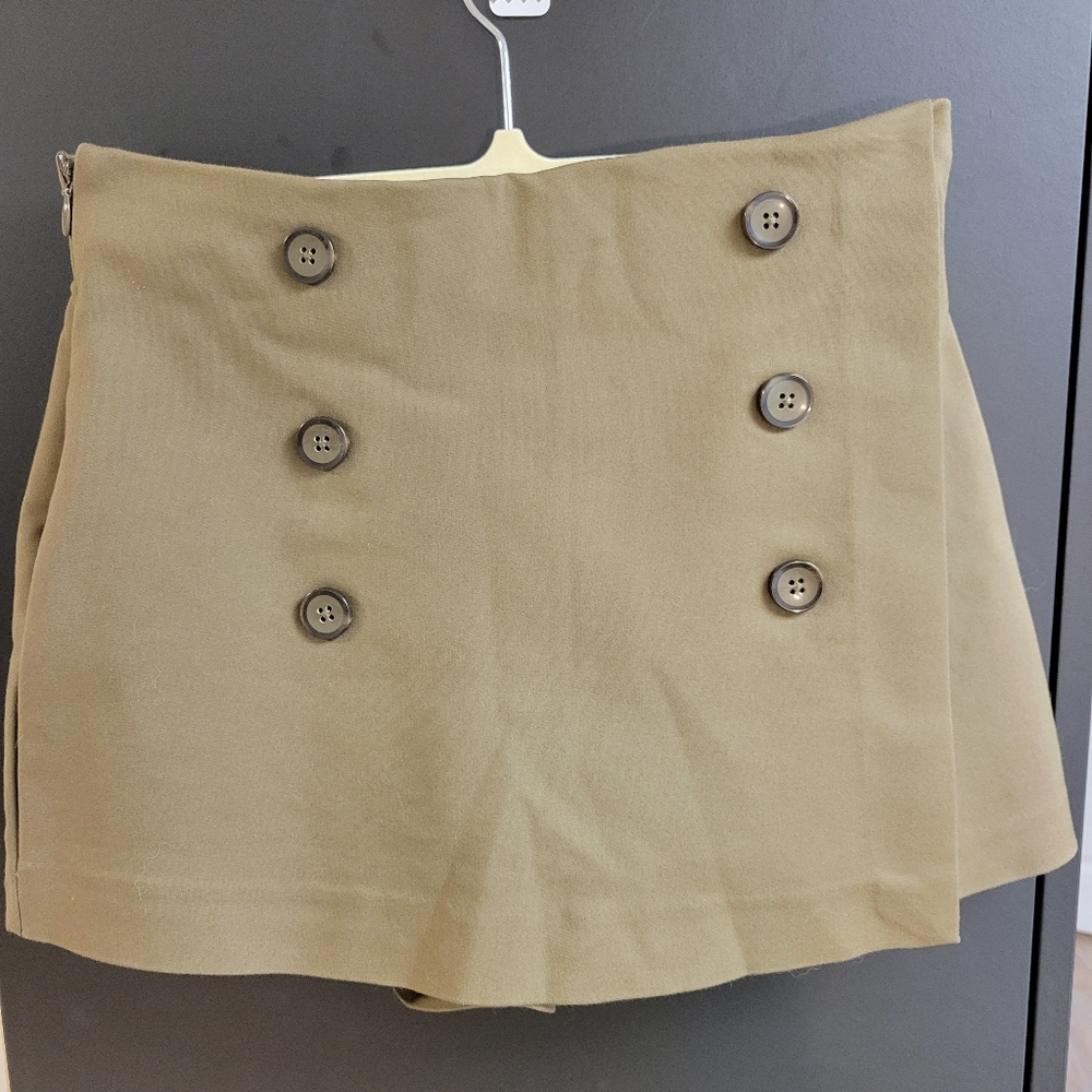 Stradivarius Corduroy Mini Skort Size 2